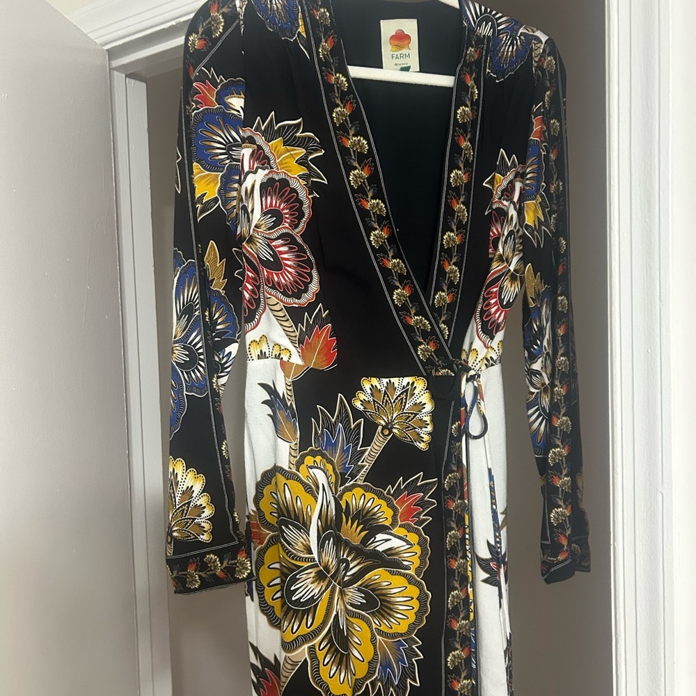 FARM Rio Wrap Mini Dress - Picture 6 of 8